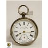 Image 1 : 1800S SILVER POCKET WATCH GRAVES SHEFFIELD WORKS