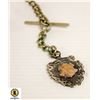 Image 2 : SERVICED 1800S SILVER POCKET WATCH W CHAIN
