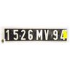 Image 1 : ANTIQUE FRENCH LICENSE PLATE LONG