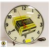 Image 1 : 1 OF 1 BOWER WALL CLOCK METAL 50'S WORKS