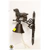 Image 1 : 13. CAST IRON DINNER BELL WITH DOG