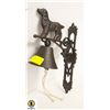Image 2 : 13. CAST IRON DINNER BELL WITH DOG