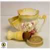 Image 1 : ANTIQUE STAFFORDSHIRE SHAVING MUG SET