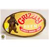 Image 1 : 70'S PLASTIC GRIZZLY BEER SIGN NO CRACKS