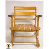 Image 1 : WOODEN CHILD'S ROCKING CHAIR APPROX