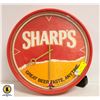 Image 1 : SHARP'S BEER NEON WALL CLOCK WORKS