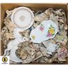 Image 1 : BOX OF ASSORTED VINTAGE DISHES ETC