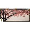 Image 1 : CANVAS PICTURE CHERRY BLOSSOMS APPROX 2X3