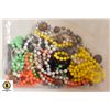 Image 1 : ASSORTED VINTAGE AFRICAN BEADED NECKLACES