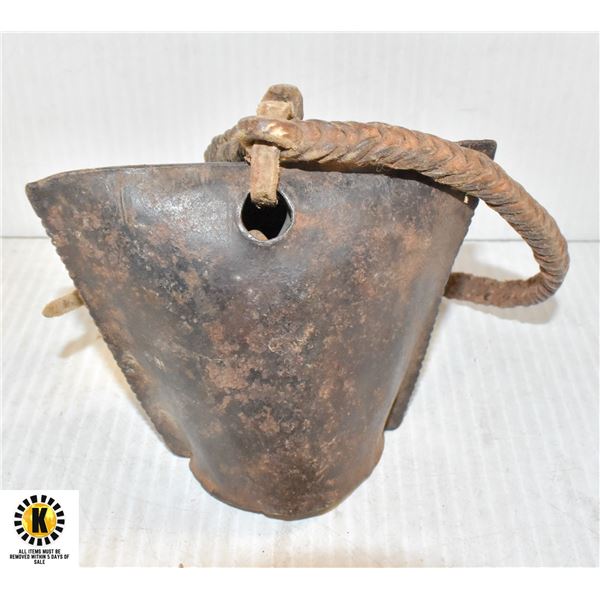 ANTIQUE AFRICAN COW BELL