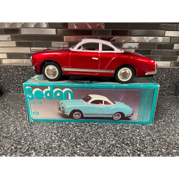 NOS ANCIEN JOUET tole voiture vintage new toy SEDAN VW NOS ANCIEN JOUET tole voiture vintage new toy SEDAN VW
