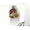 Image 2 : 18K YG Tourmaline & Diamond Ring 12.3g (Retail Value $2,850.00)