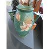 Image 2 : Roseville Pottery Floral Motif Urn (Small Chip In Base) 96-12