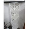 Image 1 : White 6 Tier Corner Shelf