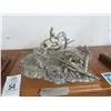 Image 1 : 2-Paron's Battery, Brice's Cross Roads Pewter Figurines - 2 X $