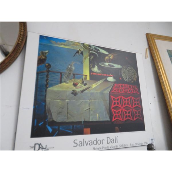 2-Salvador Dali Poster & Reflection Elephants Artwork - 2 X $