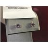 Image 2 : 10K YG Amethyst Earrings
