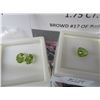 Image 2 : Matched Set of Peridot Stones Pear Shaped, Genuine Trillion Peridot