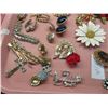 Image 2 : Tray Lot of Fashion Earring,s Broaches & Charms
