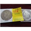 Image 1 : 2-1885/1895 Silver Morgan Dollars - 2 X $