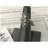 Image 2 : 1920's 18KT WG Filigree Handmade Diamond Ring - Retail $900.00