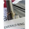 Image 2 : 10KT YG Emerald Ring - 2 Grams