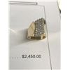Image 2 : 14K YG Diamond Ring 36 Diamonds 10.4g (Retail Value $2,450.00)