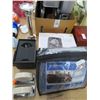 Image 2 : Lot of Ninja Brewer, Fan, Furniture Cover, Wood Box & Vintage Dryer