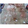 Image 2 : Pink Depression Glass Dining Set