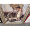 Image 2 : Framed Print Boy & Girl In Time Out - 55" x 40"