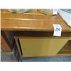Image 2 : Wood Retro Slide Door Console Cabinet