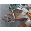 Image 1 : Vintage Wooden Wheelbarrow