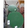 Image 2 : Green Spindle Leg Stools (2)