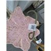 Image 2 : Art Deco Metal Pink Ceramic Ashtray Stand