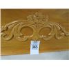 Image 2 : Oak Fireplace Mantle w/Electric Fireplace Insert