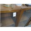 Image 2 : Mahogany Glass Front 3 Shelf Bookcase