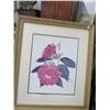 Image 2 : Framed Floral Print (2)