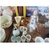Image 1 : Lot of Chinese Tea Set, Cups, Vases & Cream Separator Bottles