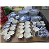 Image 1 : Large Lot of Blue/White China Set