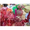 Image 2 : Lot of Asst. Red/Pink Crystal & Art Glass/More