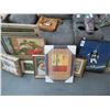 Image 1 : Lot of Asst. Oil On Canvas & Prints (18)
