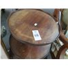 Image 2 : Mahogany 3 Tier Round Pedestal Table