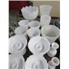 Image 2 : Lot of Asst. Milk Glass Dishes & Décor