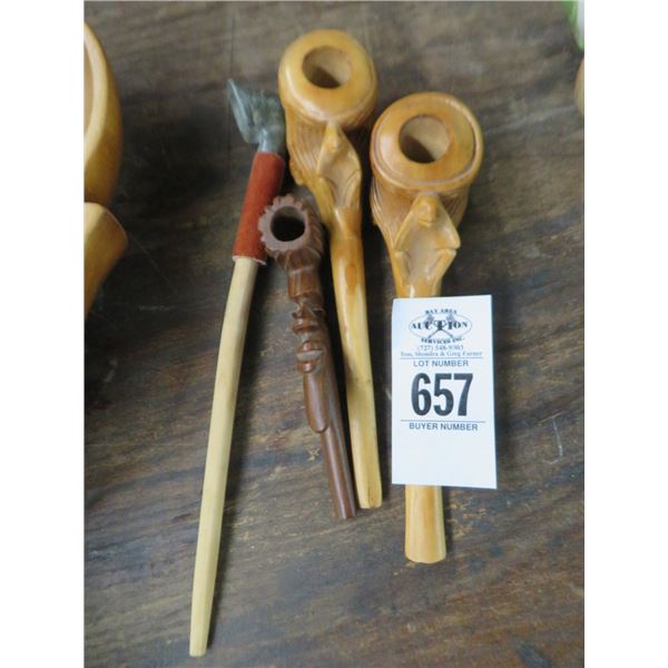 Hand-Carved Fish Miniature Wood Smoking Pipe - Premium Small Pipe From India