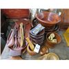 Image 2 : Large Lot of Wood Divided Dishes & Wood Bowls