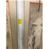 Image 2 : Signed Stamped Asian Vintage Watercolor Hand Painted Scrolls