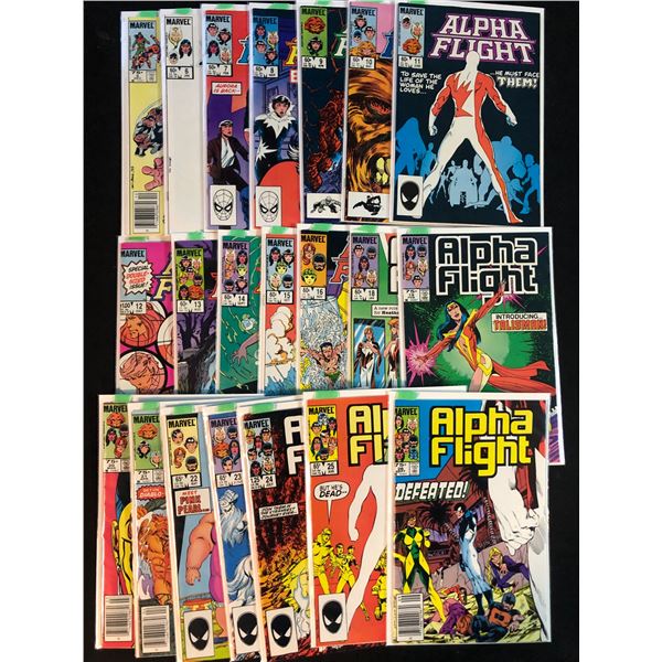 ASSORTED ALPHA FLIGHT COMIC BOOK LOT