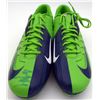 Image 2 : MARSHAWN LYNCH SIGNED SEATTLE SEAHAWKS NIKE FOOTBALL CLEATS (MCS COA)