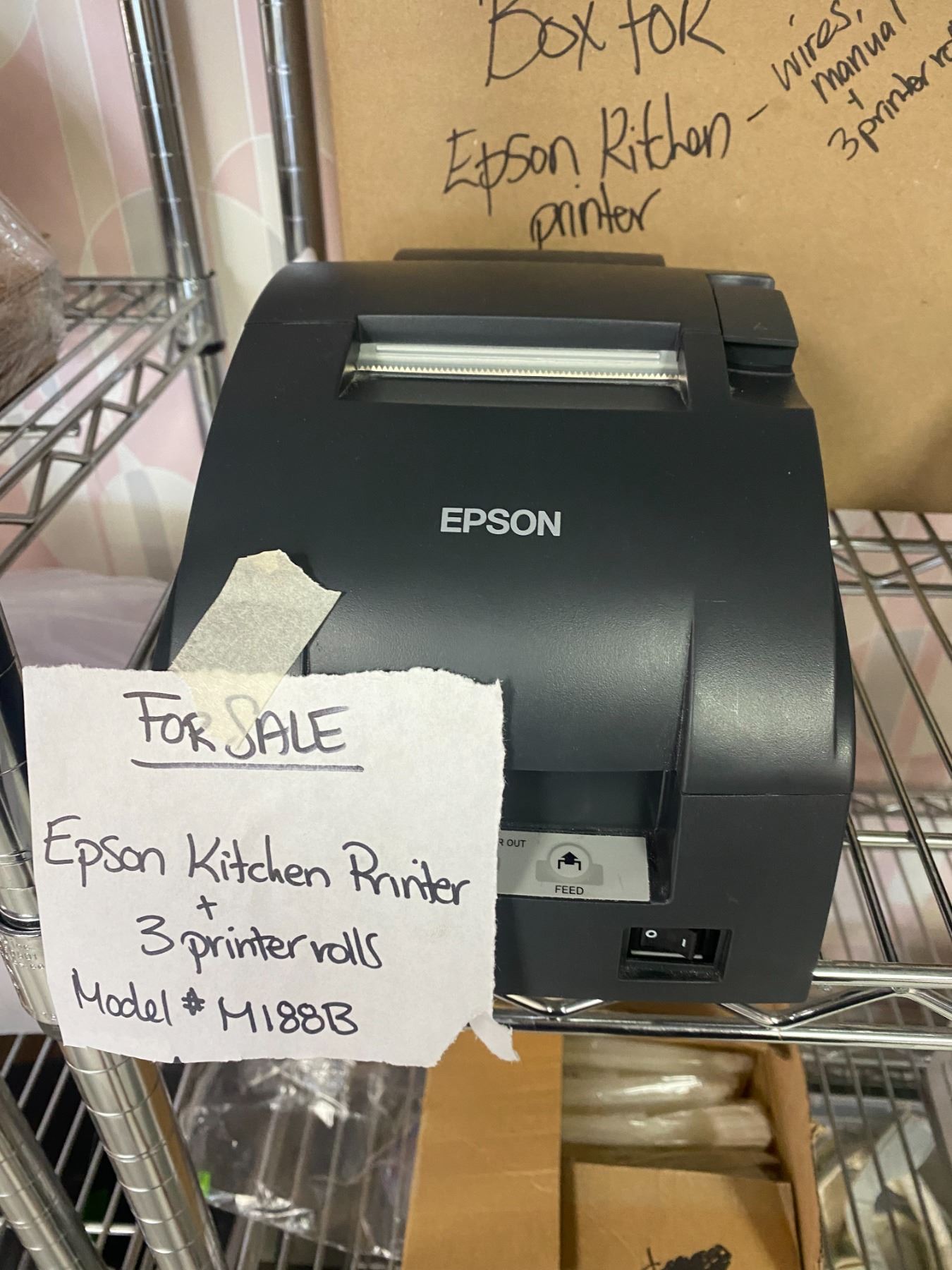Kitchen Printer Model Epson Kitchen Printer model M188B