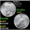 Image 1 : 1926-s Peace Dollar $1 Grades Select Unc